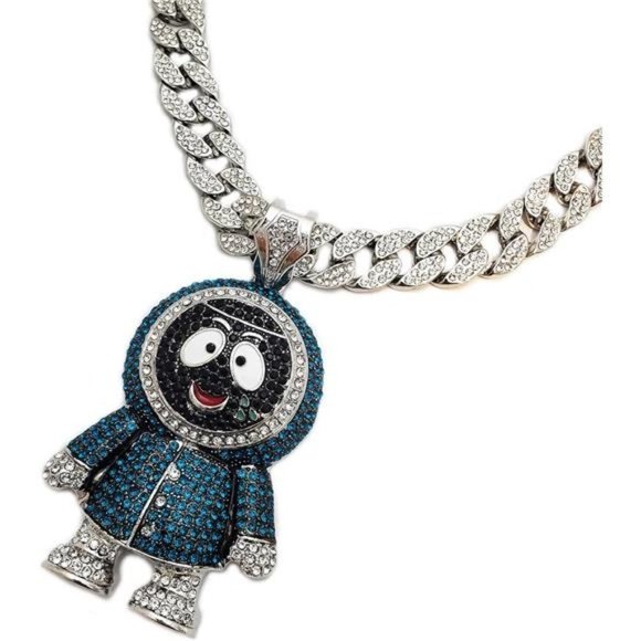 NEW Iced Out Chain Necklace - Picture 3 of 8